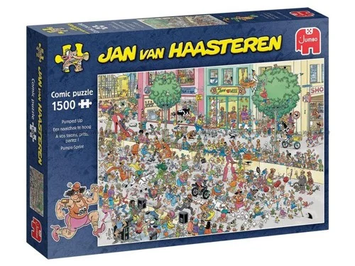 Jan van Haasteren Pussel - Pumped Up 1500 Bitar, bild 2