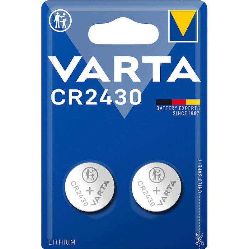 VARTA CR2430 knappbatteri, 2 st