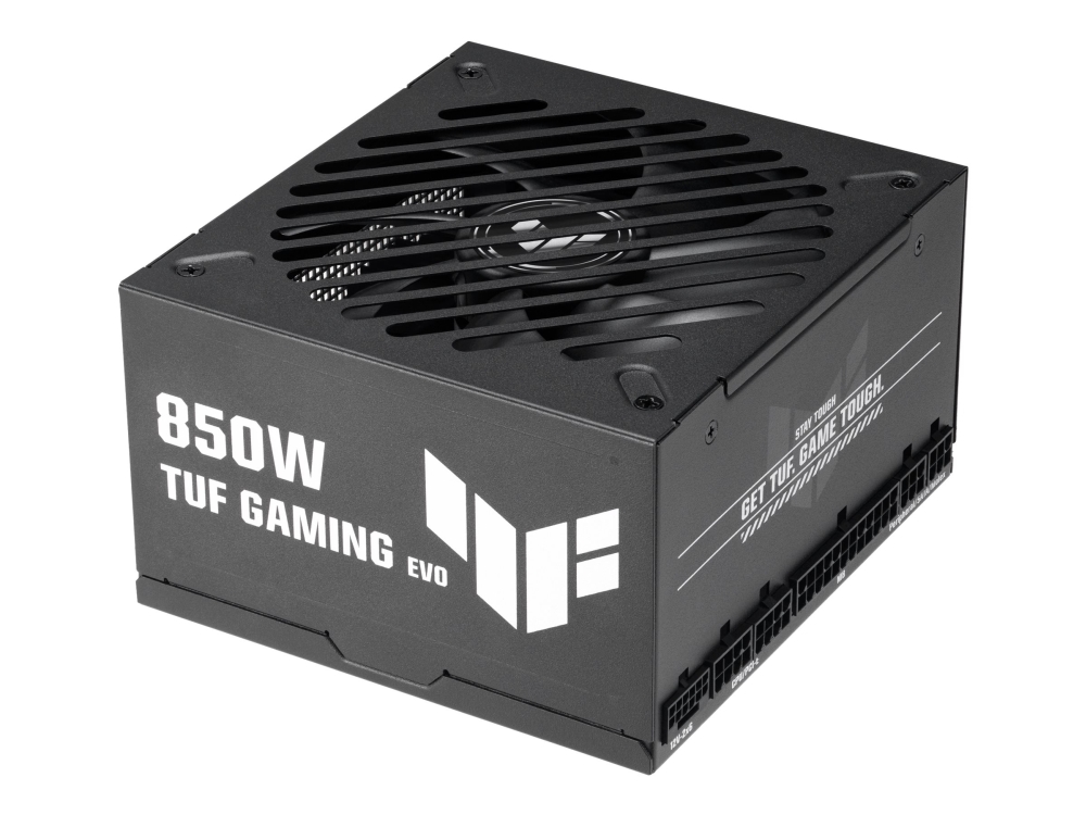 Asus TUF Gaming 850G-EVO 850W, ATX 3.1, 135 mm fläkt, 80PLUS Gold, löstagbara kablar