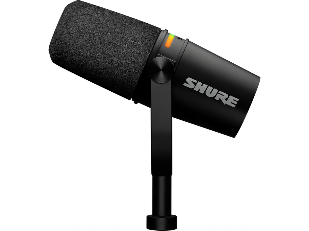 Shure MV7+ USB-C/XLR Podcast Mikrofon - Svart, bild 4