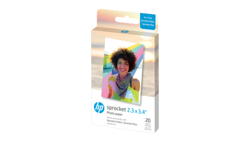 HP - Zink Paper For Sprocket Select 20 Pack 2,3x3,4", bild 3