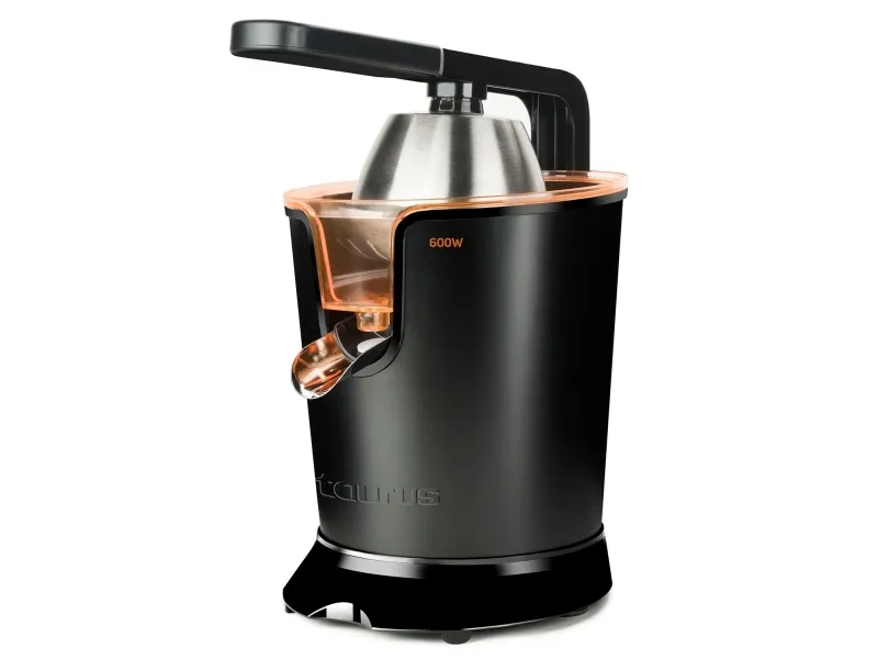 Taurus Easy Press 600, Juicecentrifug, Svart, Brun, Svart, Brun, 0,65 l, 1 styck, Rostfritt stål