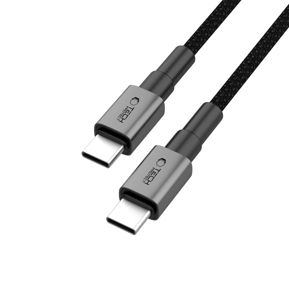 Tech-Protect UltraBoost DNA USB-C PD60W/3A-kabel 100 cm - grå, bild 4