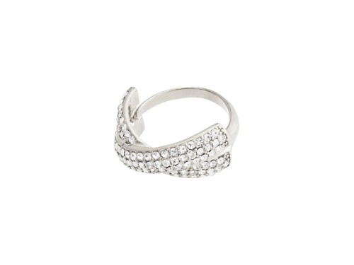 PILGRIM - EDTLI Crystal Ring - Silver - Adjustable Size, bild 2