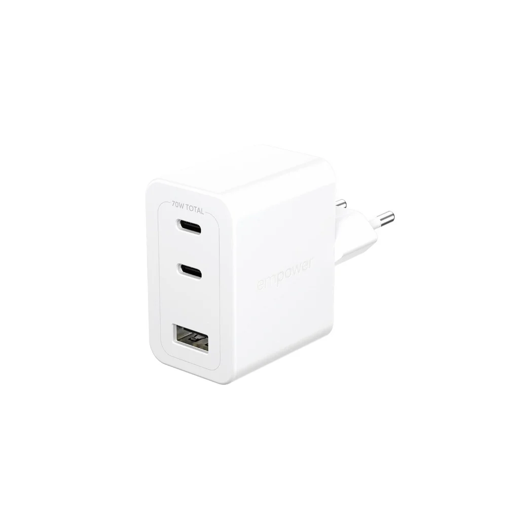 Panzerglass Empower Turbo 2xUSB-C + USB-A - 70W