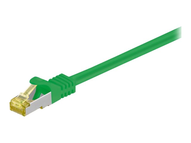 goobay - Patch-kabel - RJ-45 (hane) till RJ-45 (hane) - 2 m - SFTP, PiMF - CAT 7 - halogenfri, formpressad - grön