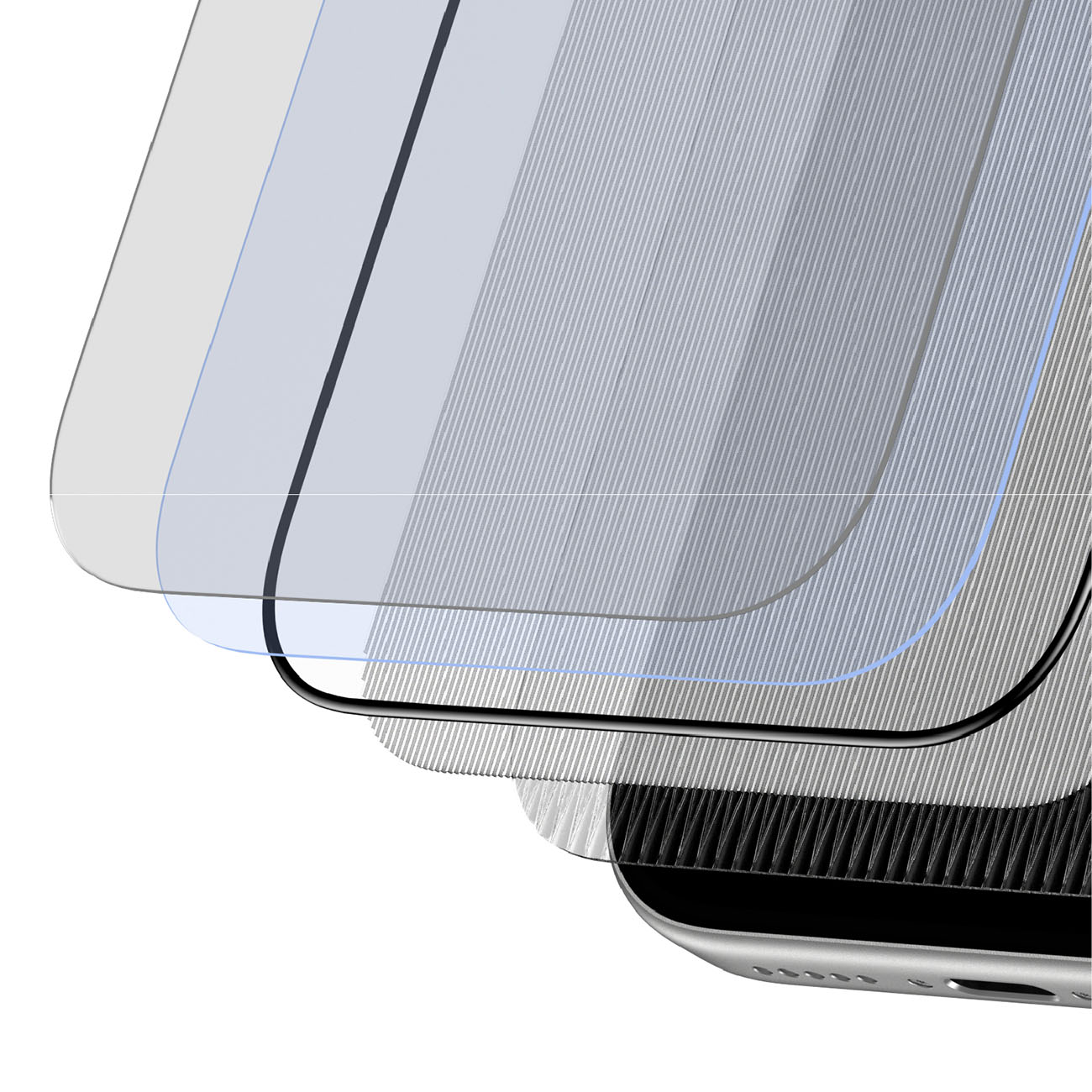 AmazingThing Radix +Care helskärmsskydd i härdat glas för iPhone 18 Pro Max med monteringsram, bild 5