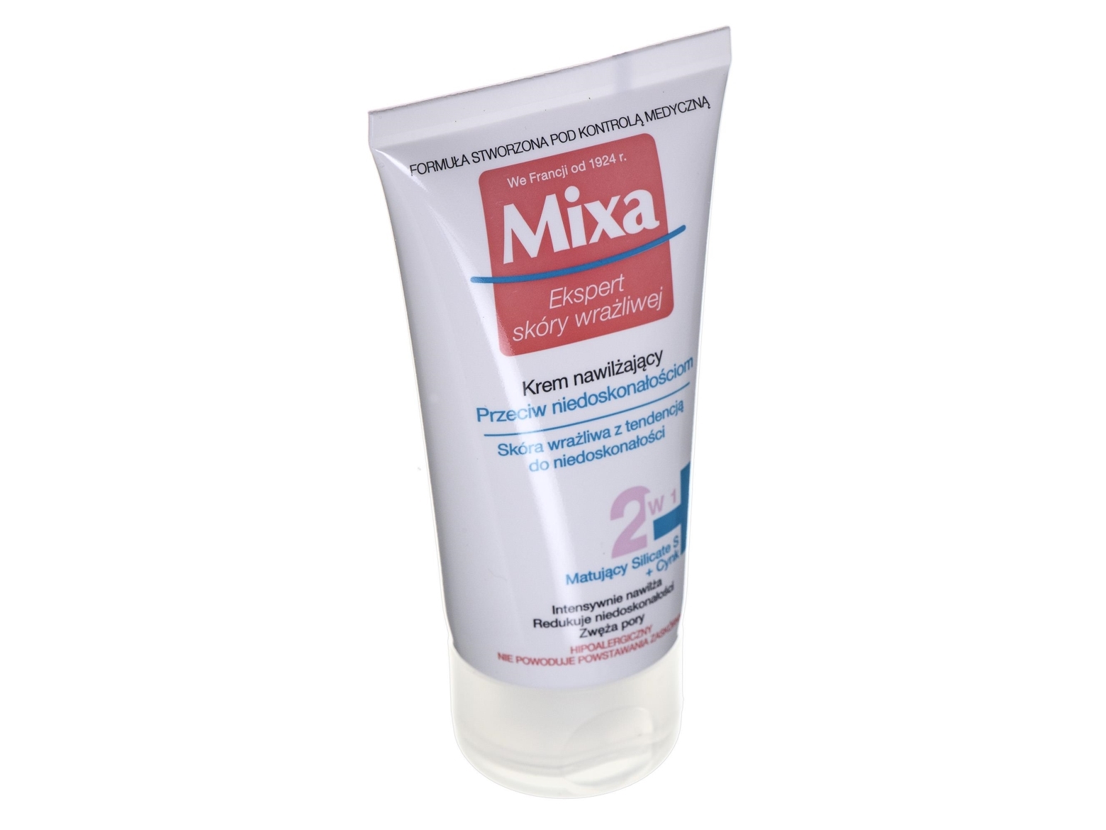 Mixa Expert Sensitive Skin ansiktskräm mot orenheter 2-i-1 50 ml
