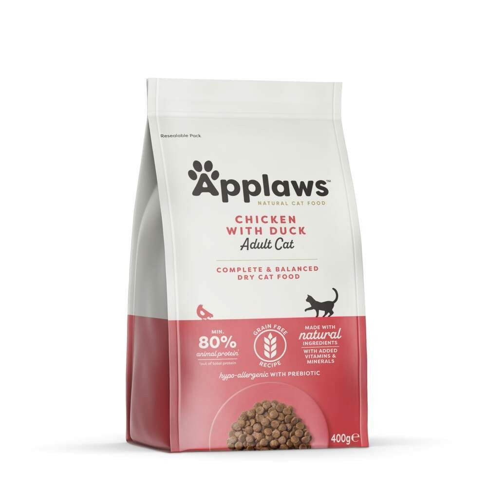 Applaws Cat Adult Grain Free Chicken & Duck Torrfoder till Katt 400 g