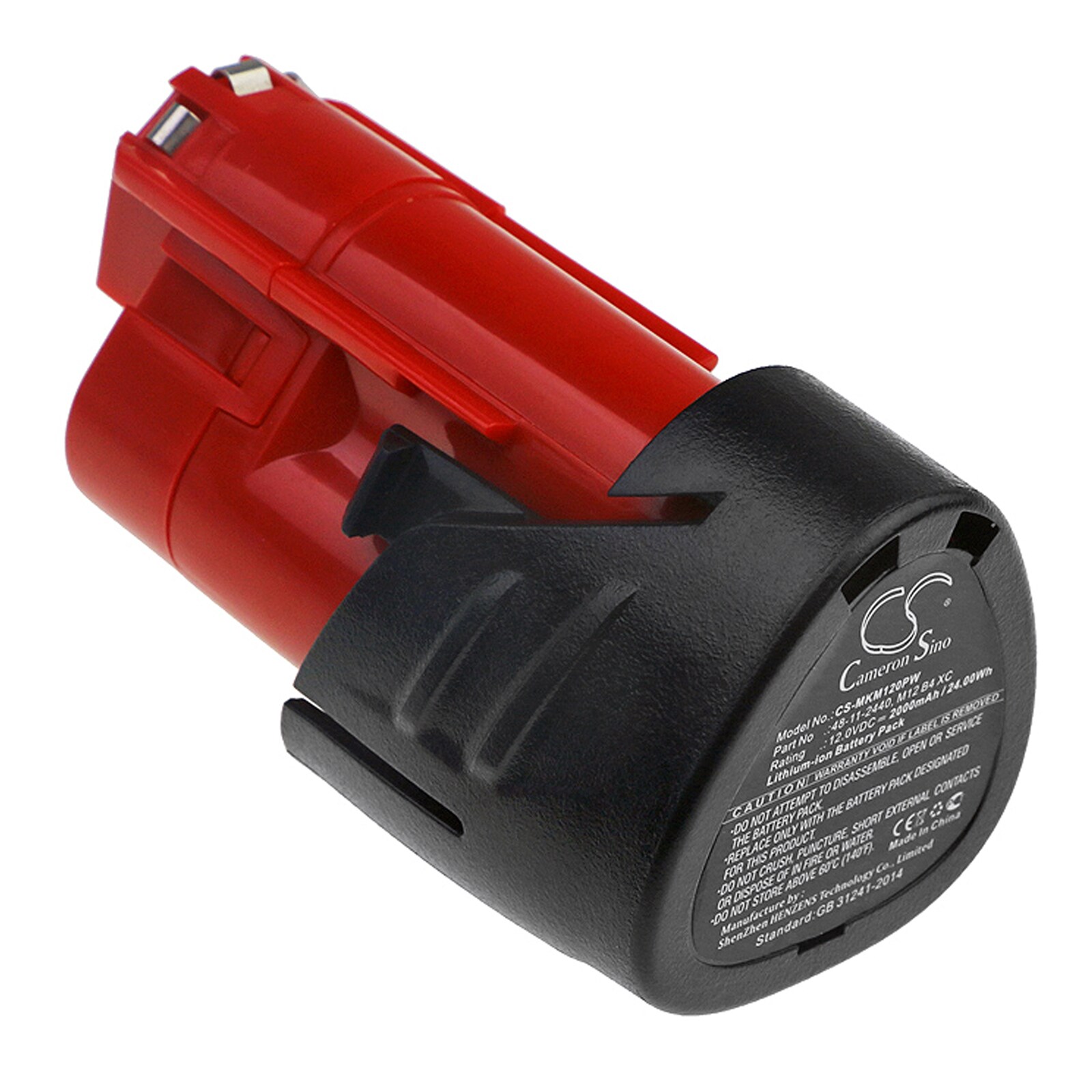 Batteri till Elverktyg för Milwaukee M12, M12 REDLITHIUM XC 4.0, C12 FM m.fl., bild 3