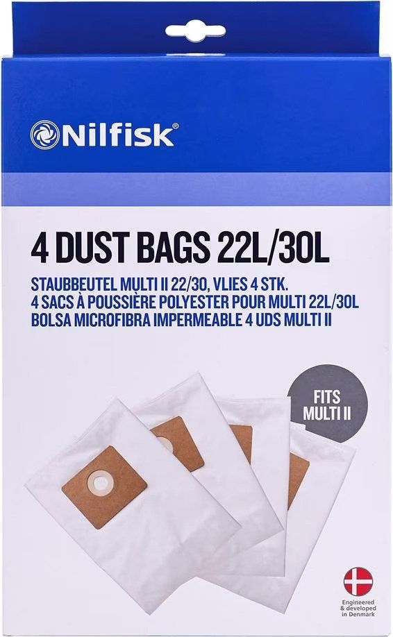 Dammsugarpåsar till Nilfisk Multi II 30 dammsugare 107417195 (4 st), bild 4