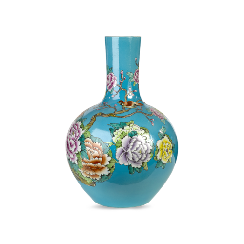 POLSPOTTEN - Ball Body Vase - Ljusblå