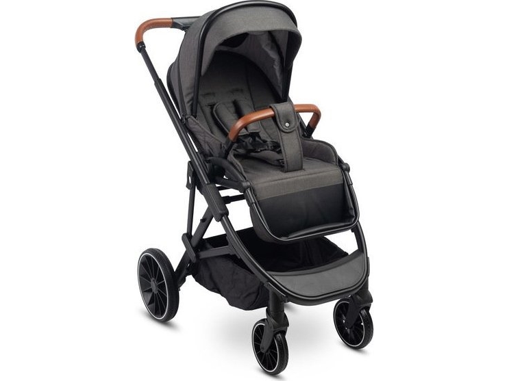 Caretero barnvagn RATIO mörkgrå