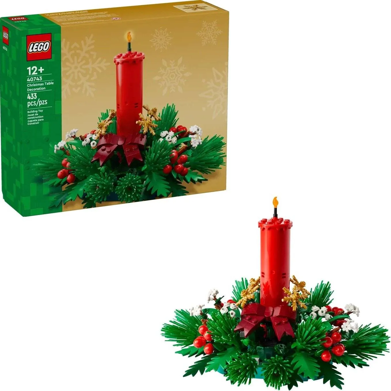 LEGO Iconic Julig bordsdekoration 40743, bild 4