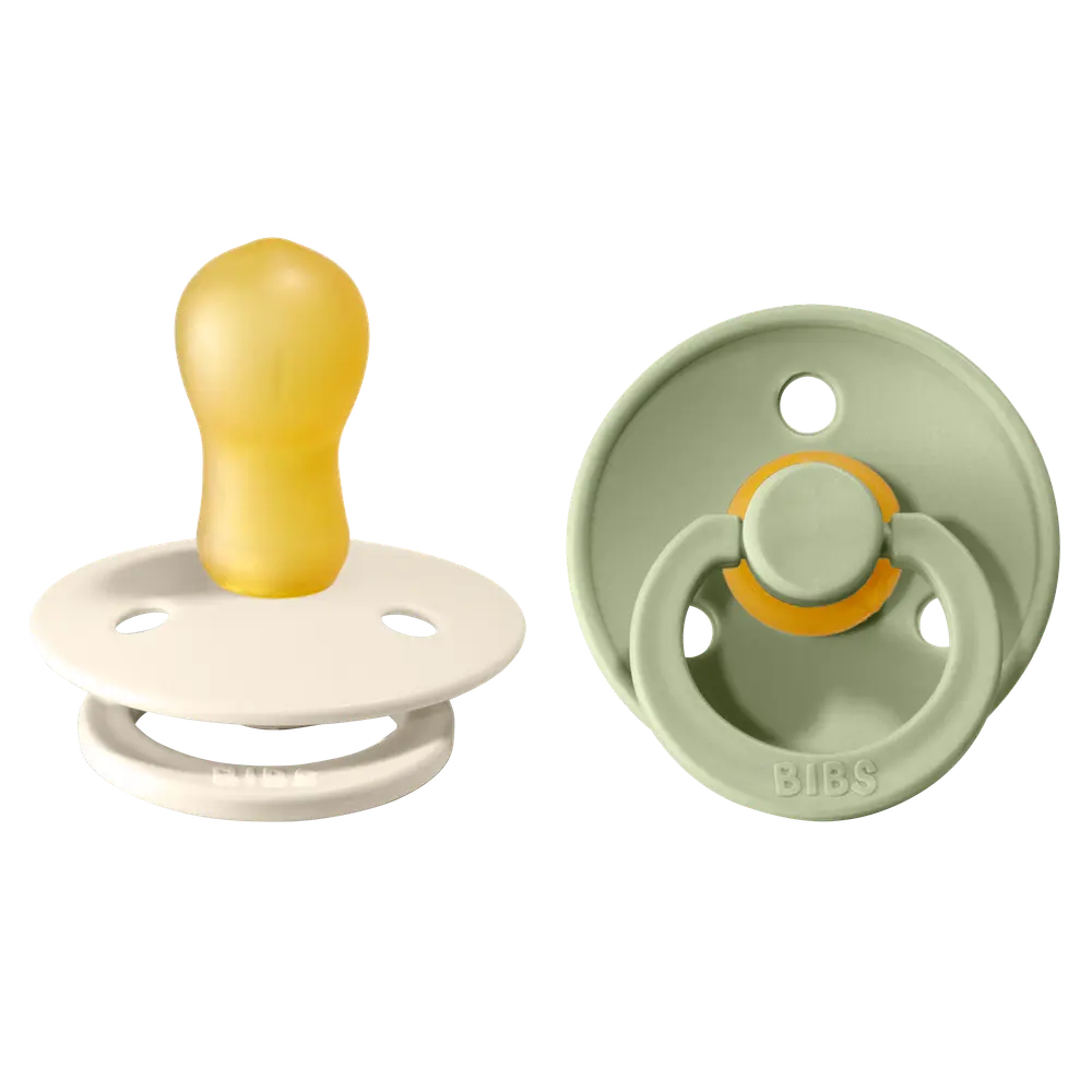 BIBS Pacifier Colour Latex Ivory/Sage Size 3 2 st, bild 3
