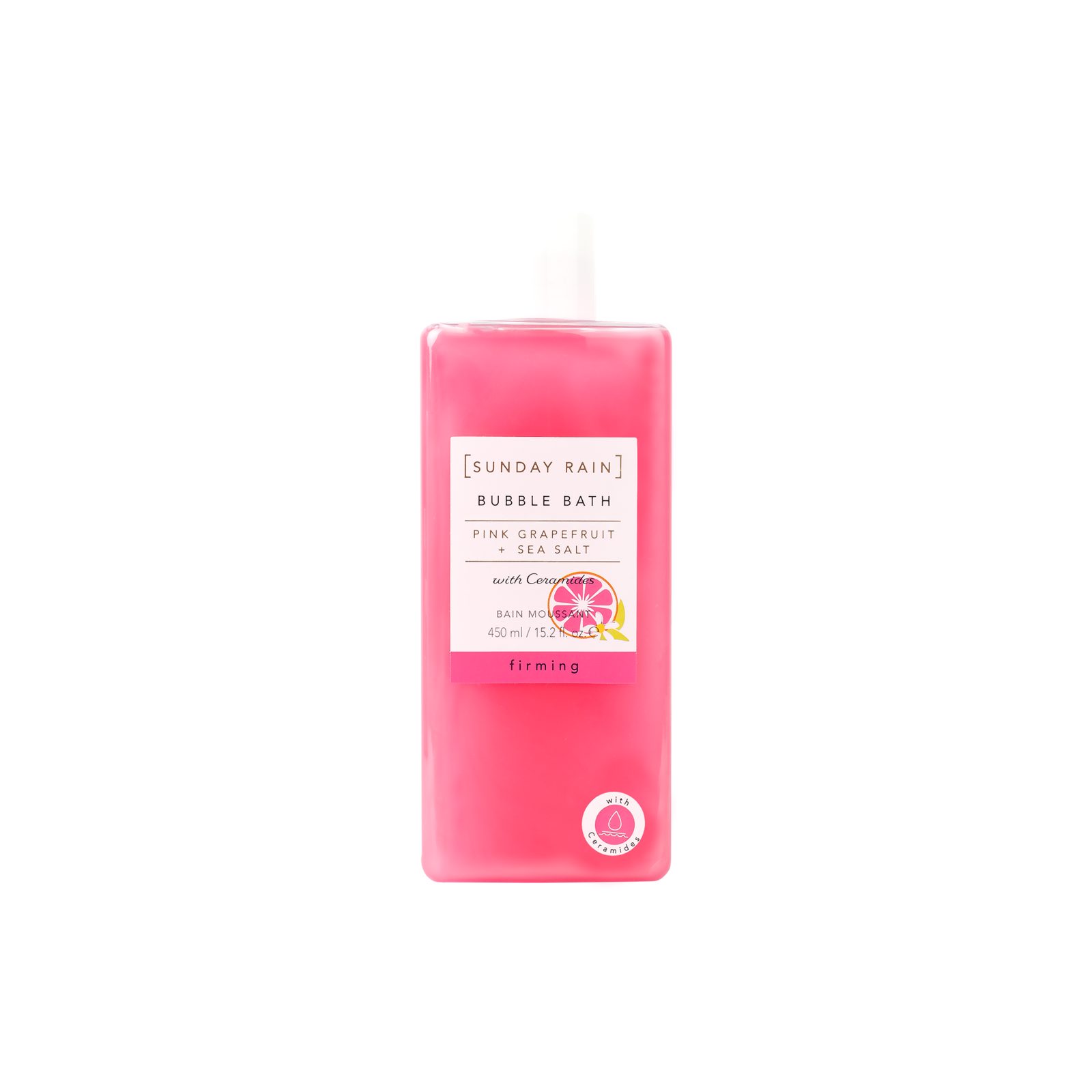 Sunday Rain Pink Grapefruit & Sea Salt Bubble Bath 450ml