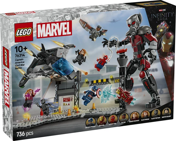 LEGO Super Heroes Captain America: Civil War actionstrid 76314, bild 2
