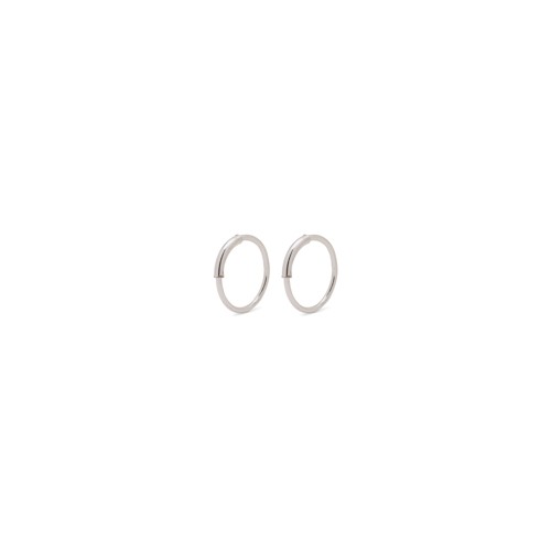 PILGRIM - RAQUEL Mini Hoop Earrings - Silver Plated - 10 mm