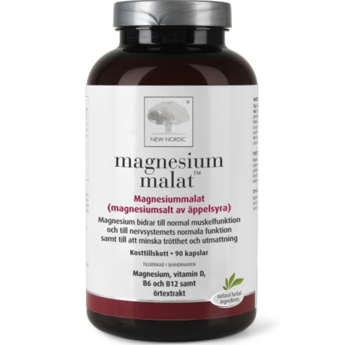 New Nordic Magnesium Malat Kosttillskott, 90 st