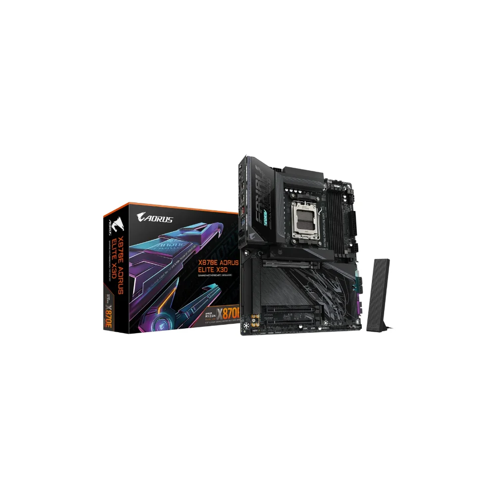 Gigabyte X870E AORUS ELITE X3D moderkort