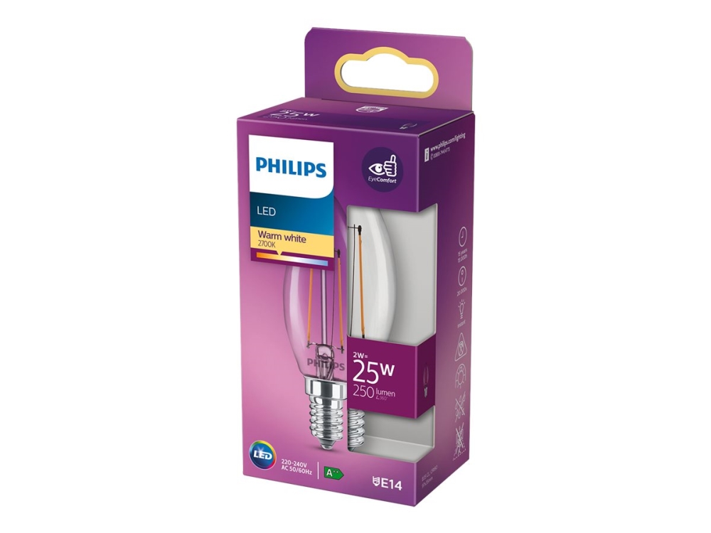 Philips LED Classic 25W B35 E14