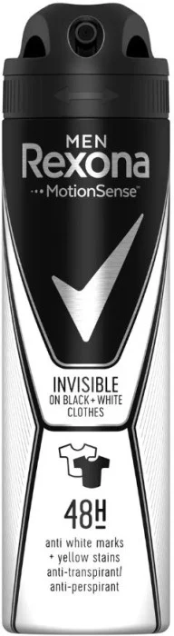 Rexona Men Deo Spray Invisible Black & White 150 ml