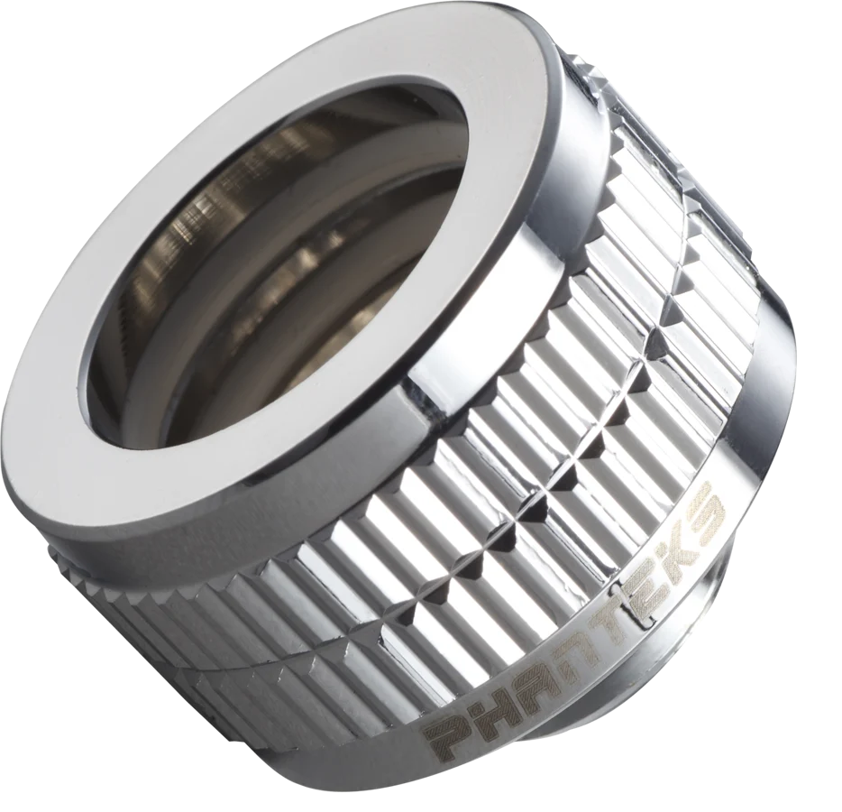 Phanteks 16mm Hard Tube Fitting G1/4 -Krom