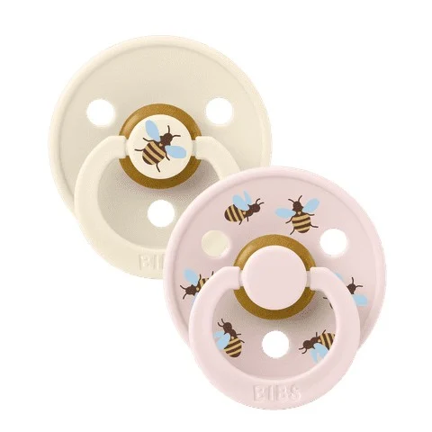 BIBS Pacifier Studio Colour 2-pack Bumblebee Latex Size 1 Ivory Mix, bild 2