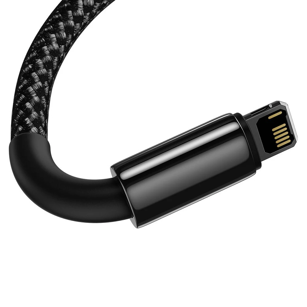 Baseus Tungsten USB - Lightning-kabel 2,4 A 1 m svart (CALWJ-01), bild 4