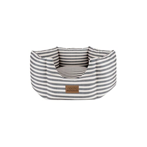Nordic paws - Bailey Dogbed - Grey - S - 55 x 55 x 24 cm