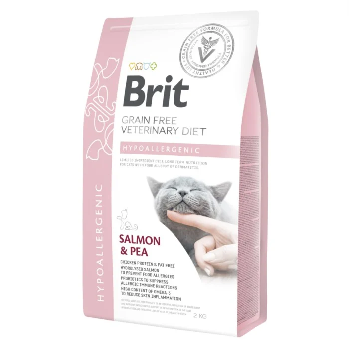 Brit GF Vet Diets Cat Hypoallergenic 2 kg