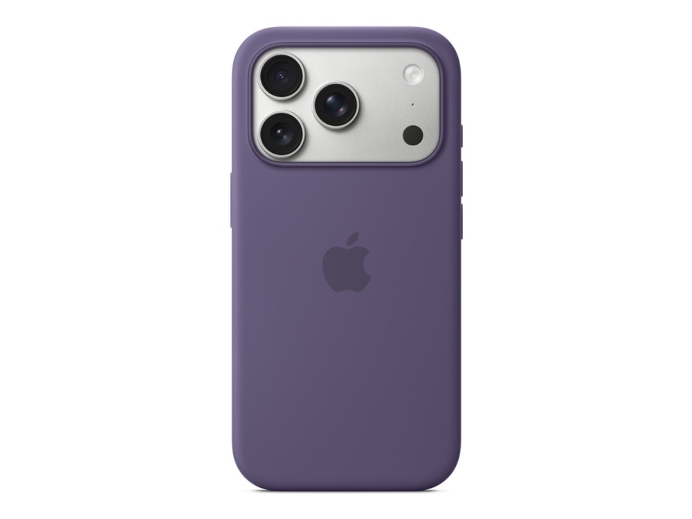 Apple iPhone 17 Pro Silikonskal MagSafe, lila dimma, bild 2