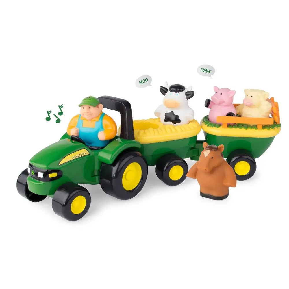 John Deere Hästvagnstur Med Djurläten