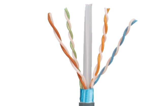 Datakabel Kat.6A F/UTP PanNet LSZH 305 m vit – (305 meter)