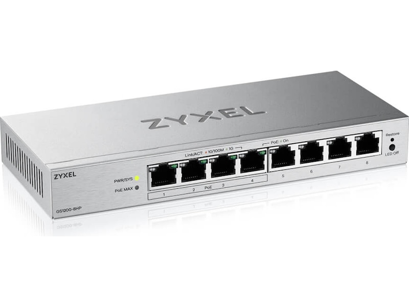 Zyxel GS1200-8HPv3 PoE, bild 5