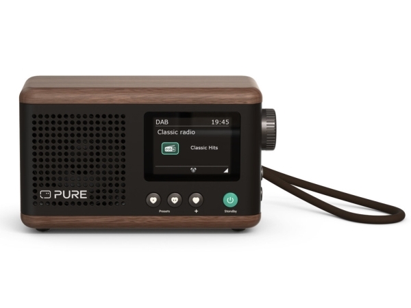 Pure Classic Mini portabel digitalradio (kaffesvart/valnöt)