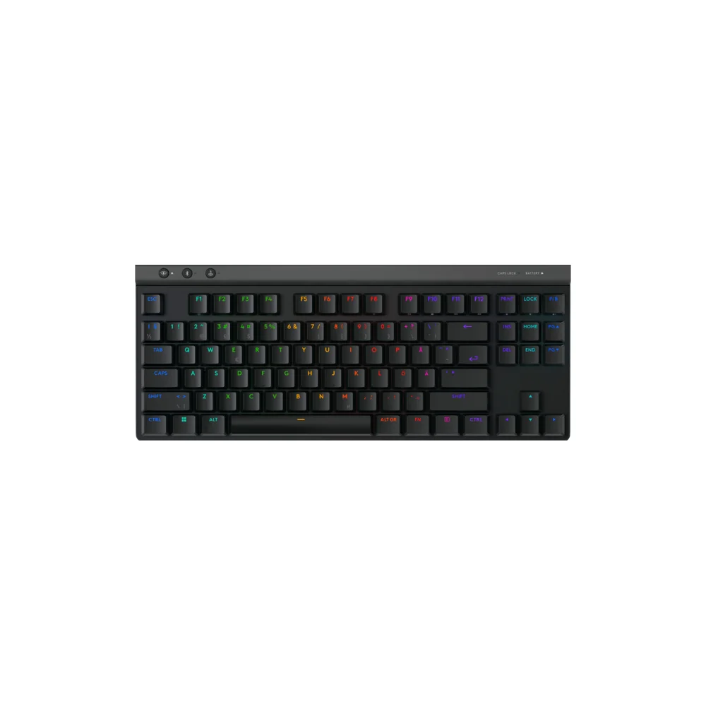 Logitech G515 LIGHTSPEED TKL trådlöst gamingtangentbord - GL Linear, svart