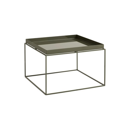 HAY - Tray Soffbord - 60x60x39 cm - Olivgrön