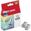 Canon Bci-15BK, svart bläckpatron 2-pack, bild 2