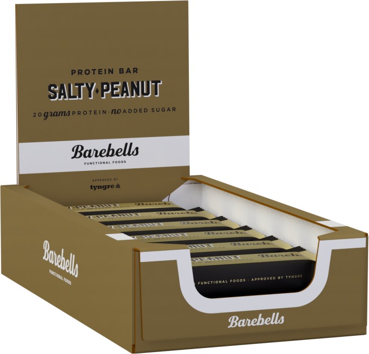 Barebells Protein Bar, Salty Peanut, 12-pack