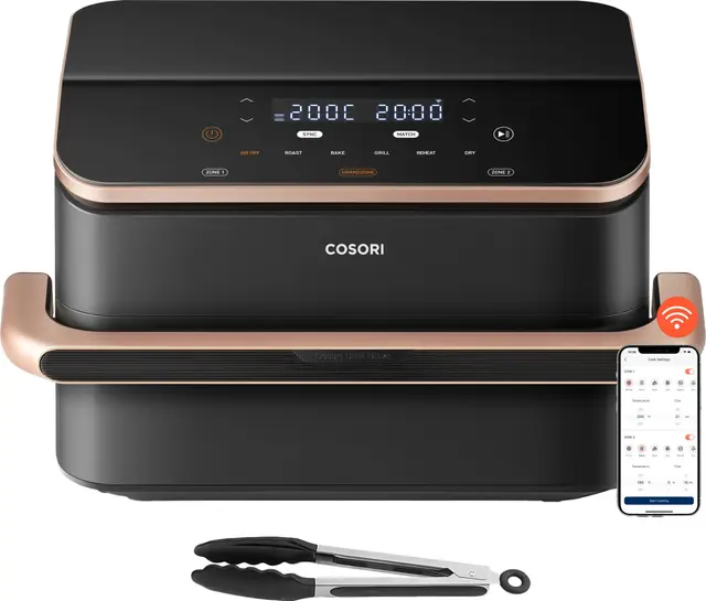 Cosori Dual Blaze Twinfry airfryer CAF-TF101S-AEUR (svart)