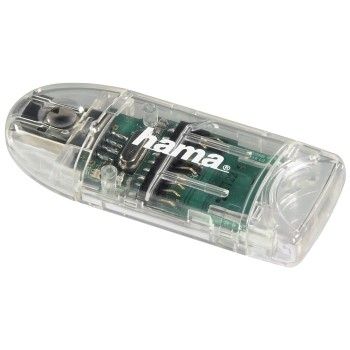 Hama 8in1 SD/MicroSD-kortläsare, microSDHC,miniSDHC, 480 Mbit/s, Windows ME/2000/XP/Vista Mac OS 10.x +, 27 x 72 x 10 mm
