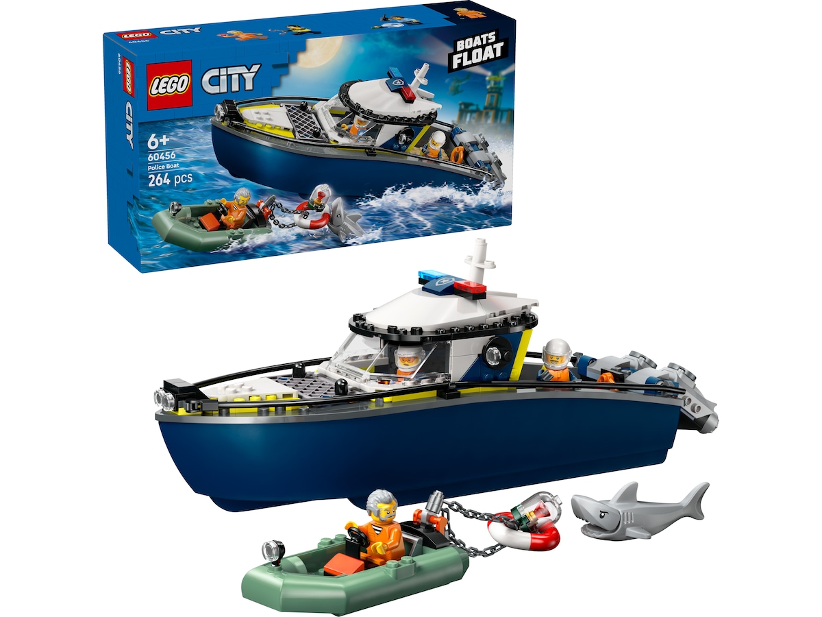 LEGO City polisens båtjakt 60456