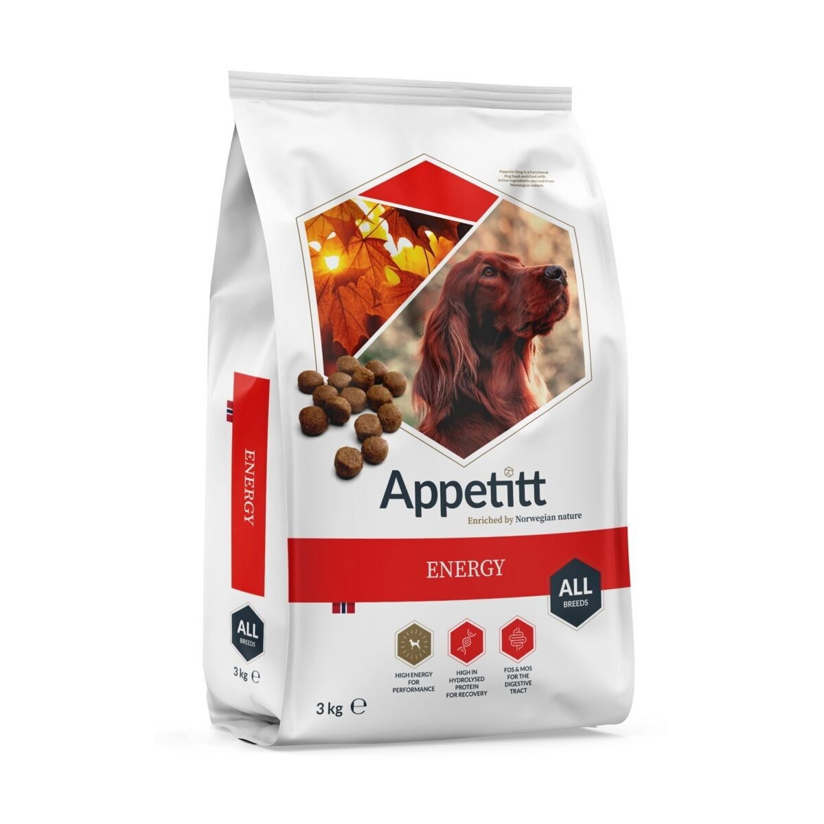 Appetitt Dog Energy Torrfoder till Hund 3 kg
