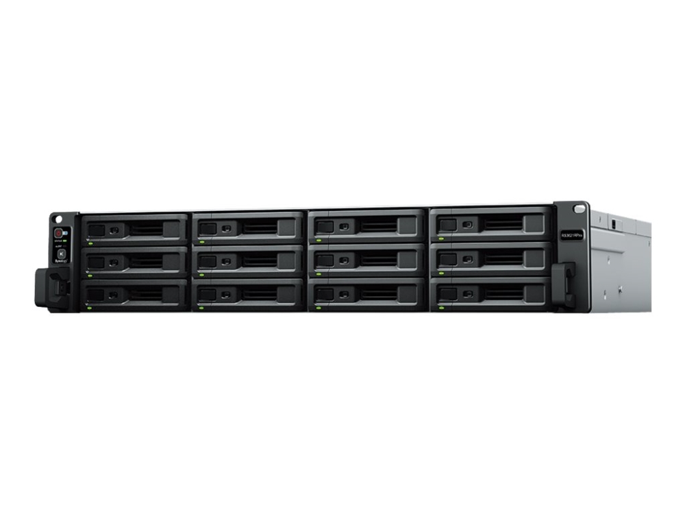 Synology RackStation RS3621RPxs, 12-bay NAS, 2U, Intel Xeon D-1531 6-Core, 8 GB RAM, 4x1GbE LAN