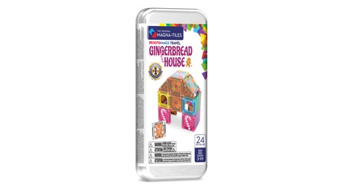 Magna Tiles - microMAGS Gingerbread House 24-Piece Travel Set (90492), bild 3