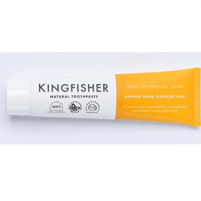 Kingfisher Tandkräm Baking Soda Mint (utan fluor) 100 ml