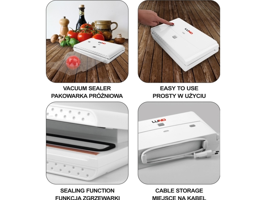 Lund vakuumförpackare 140W (67880)