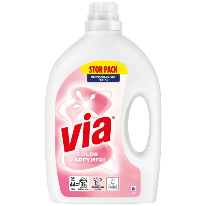 Via Colour Sensitive Flytande tvättmedel 1,76 liter