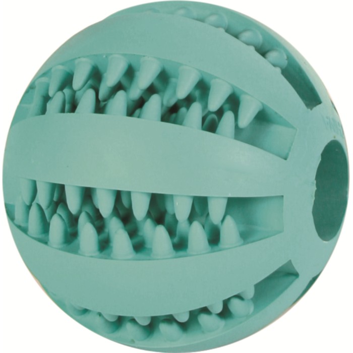 Trixie Denta Fun baseball mintsmak naturgummi 7 cm